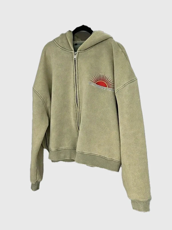 Raspberry Hills Green Gv Gallery Hoodie