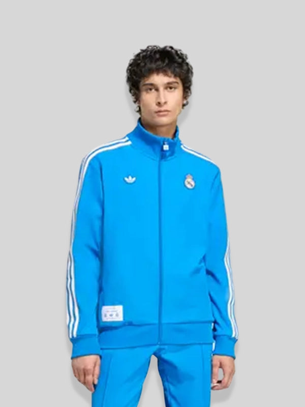 Real Madrid Adidas Terrace Icons Blue Track Jacket