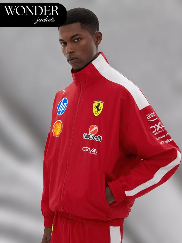 Red Puma for Ferrari HP jacket 2025