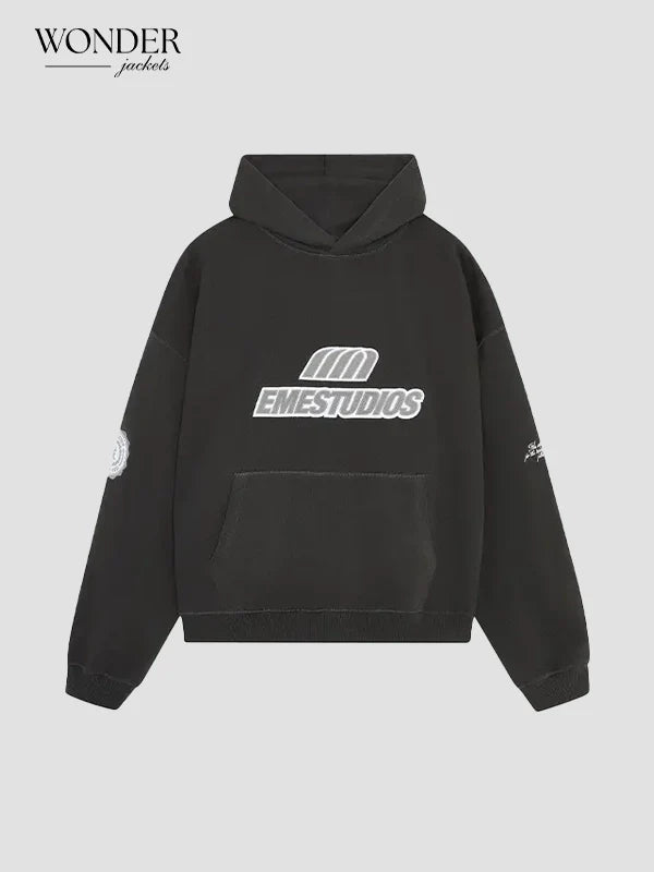 Riot Oversized Hoodie Black