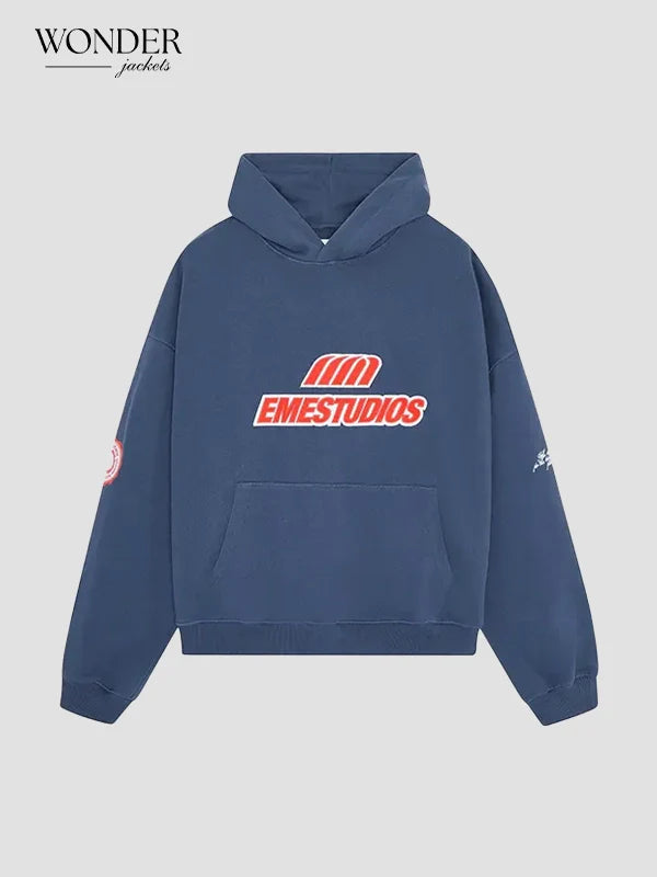 Riot Oversized Hoodie Blue