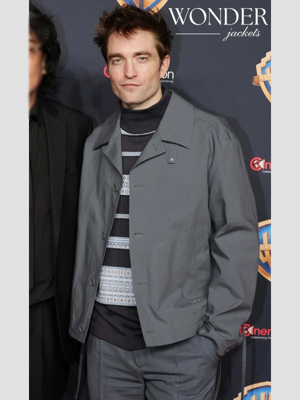 Robert Pattinson Mickey 17 Grey Jacket