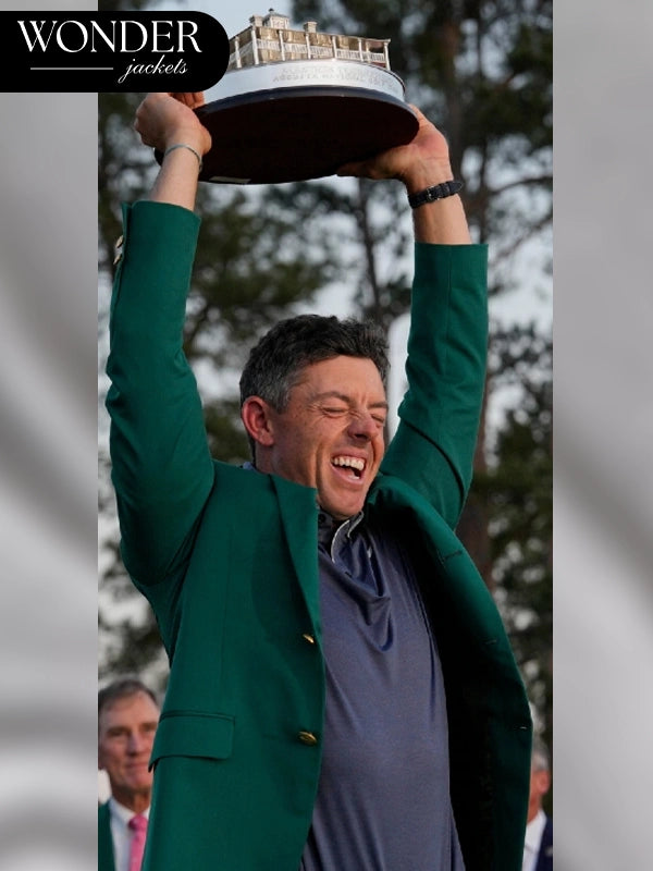 Rory Mcilroy Green Golf Jacket