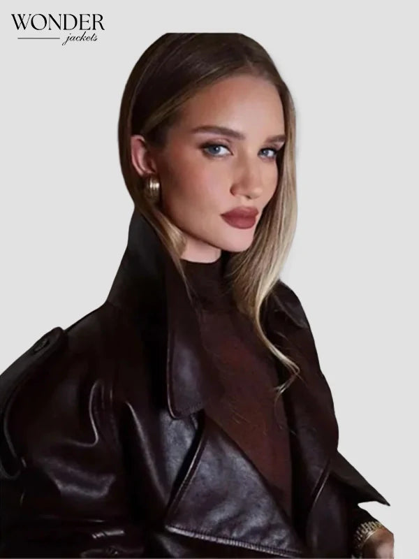 Rosie Huntington Whiteley PFW Jacket