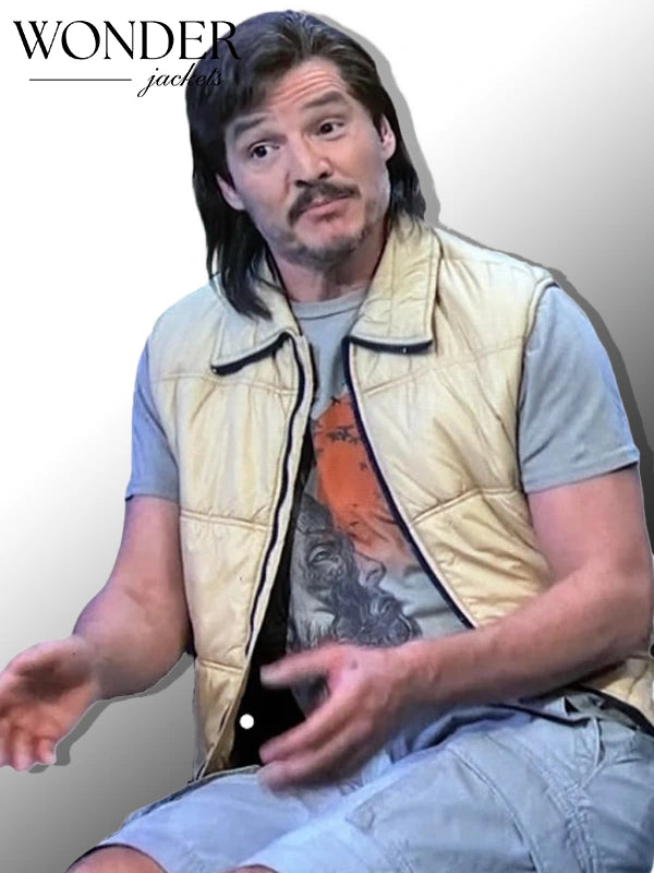 SNL 50th Anniversary Pedro Pascal Vest Beige