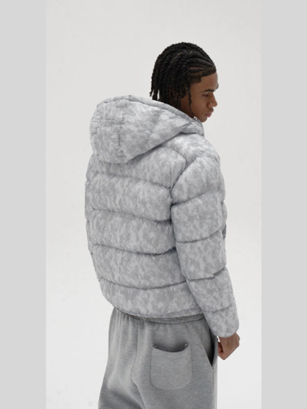 SUVENE Camo Puffer Jacket Womens