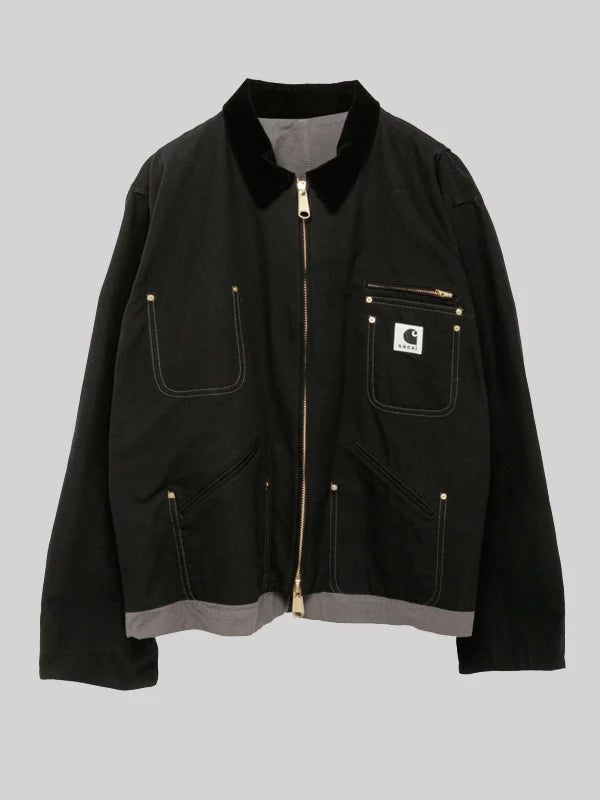 SacaiCarharttJacketBlack