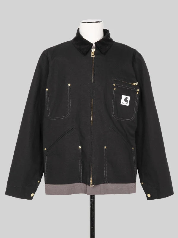 Sacai Carhartt WIP Reversible Duck Jacket Black