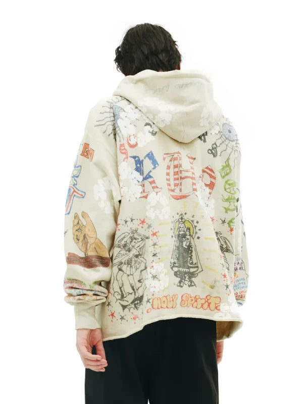 Saint Mxxxxxx x Denim Tears Graffiti Hoodie