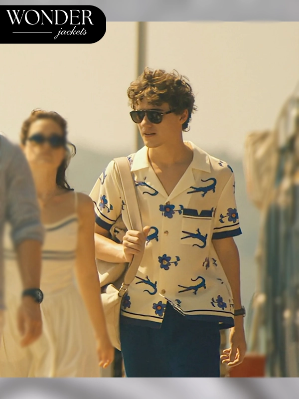 Sam Nivola Crocodile Floral Print Shirt