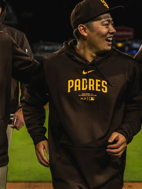 San Diego Padres Hoodie Brown