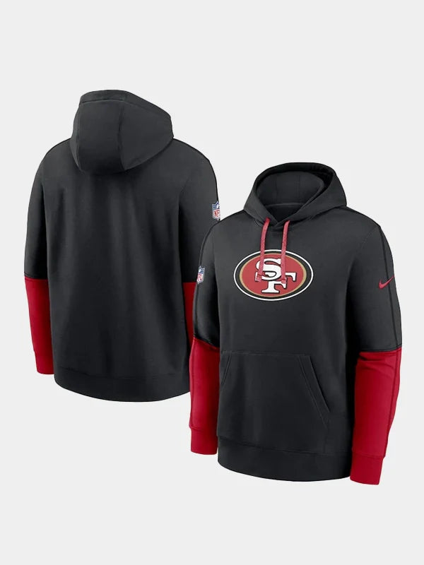 San Francisco 2024 Sideline Club Black Pullover Hoodie