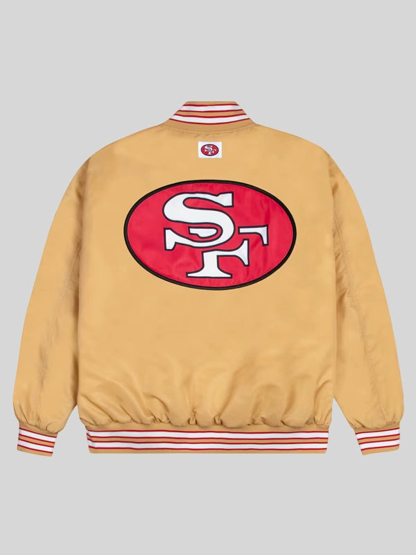 San Francisco 49ers GOLF WANG Jacket Gold