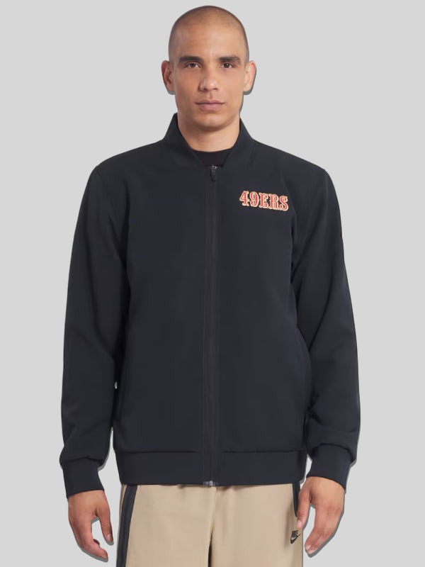 San Francisco 49ers Nike 2025 Rivalries Sideline Bomber Jacket