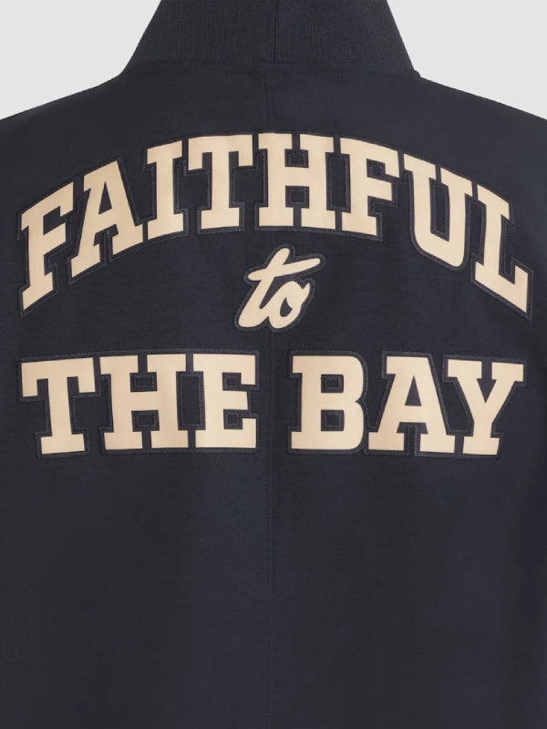 San Francisco 49ers Nike Black 2025 Rivalries Collection Sideline Bomber Jacket
