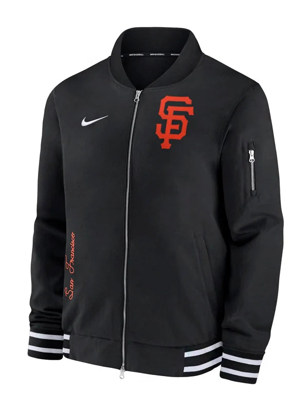 San Francisco Giants Black Bomber Jacket