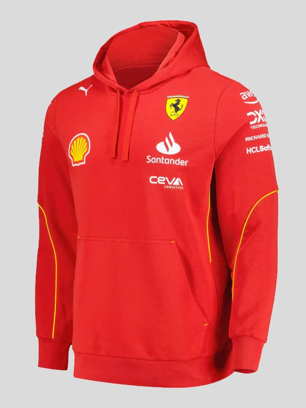 Scuderia Ferrari 2024 Team Hooded Sweat