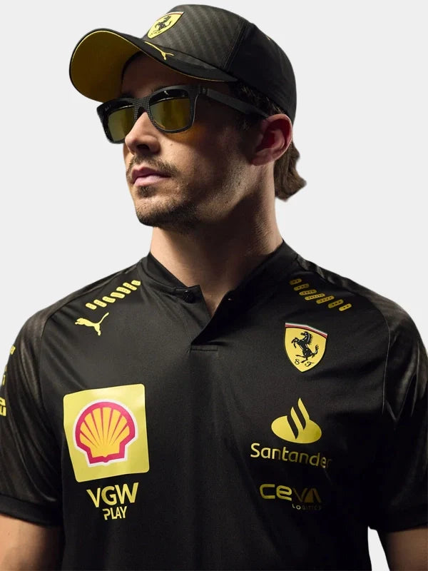 Scuderia Ferrari Black T-shirt Monza GP Edition S