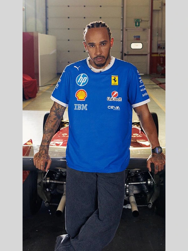 Scuderia Ferrari Team Special Edition Blue Monza T-Shirt