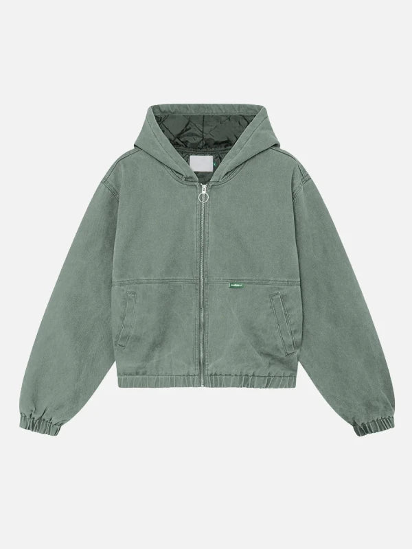 Scuffers Stained Work Jacket Green