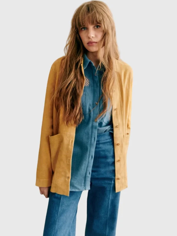 Sezane Suede Jacket