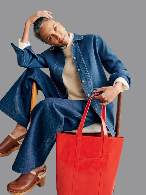 Sezane Will Jacket Indigo