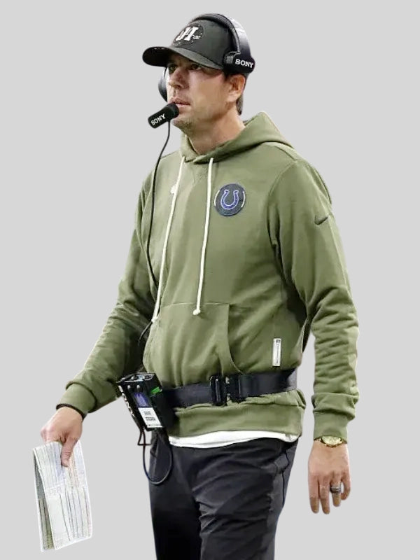 Shane Steichen Indianapolis Colts Military Hoodie 2025