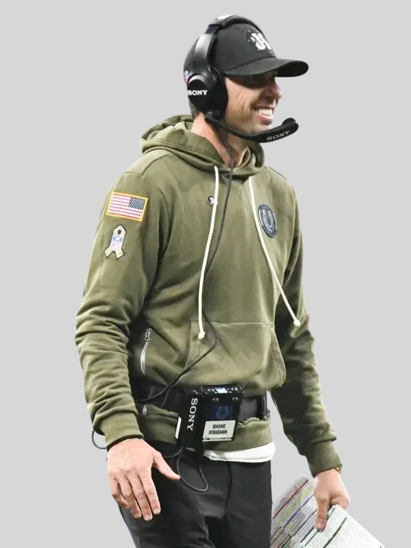 Shane Steichen Indianapolis Colts Salute To Service Sieline Hoodie