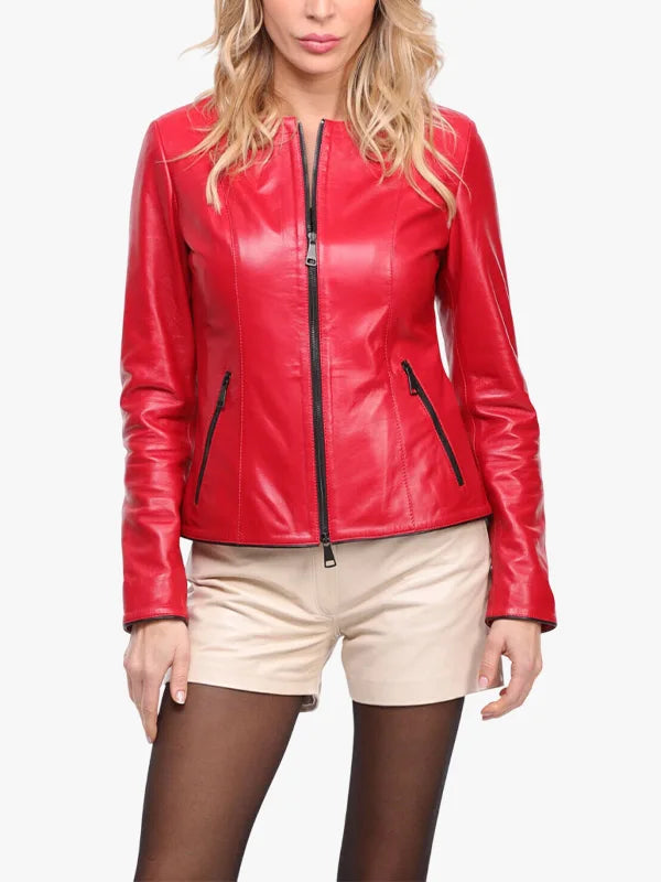 Short Leather Jacket