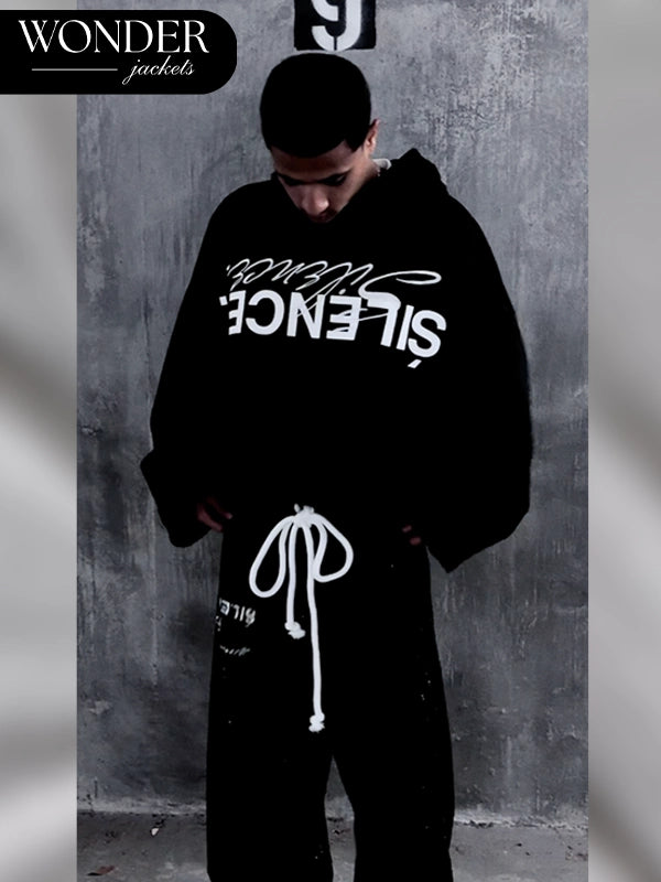  Silence by Onyx BLACK TEARS HOODIE IN BLACK