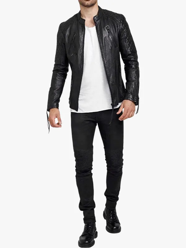 Simba leather jacket for men