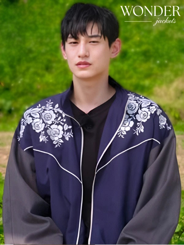 Singles Inferno S04 Kim Tae-Hwan Floral Embroidered Jacket