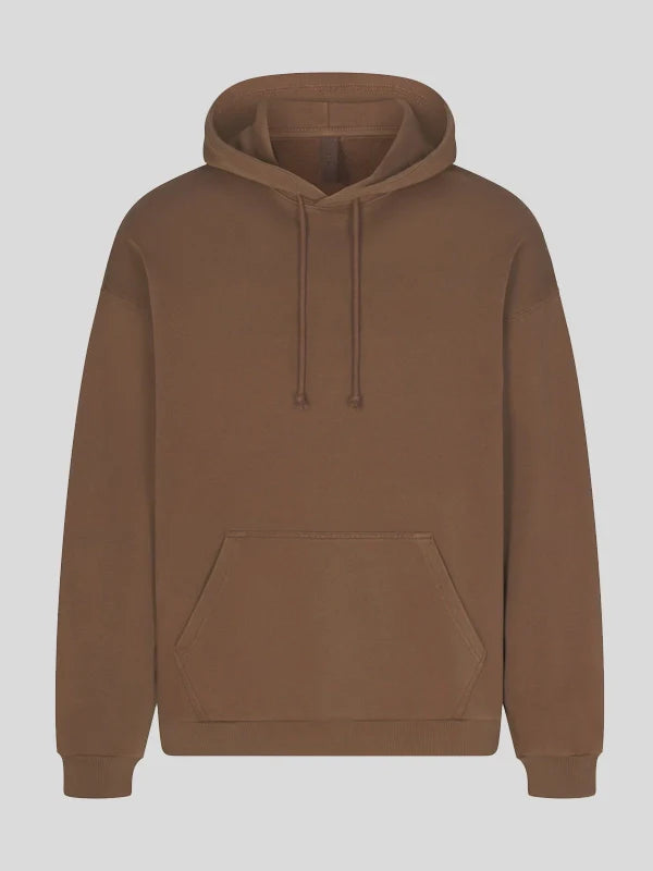 Skims Mens Hoodie Brown