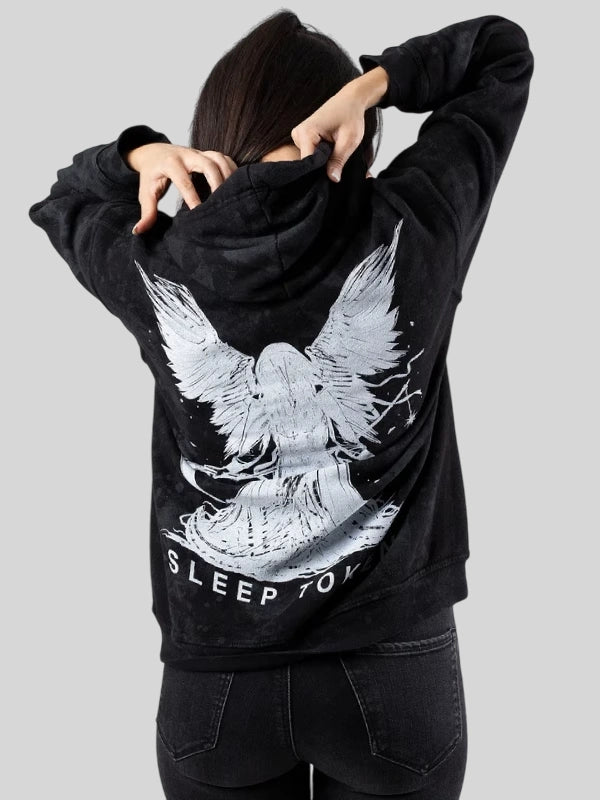Sleep Token Reaper Angel Black Hoodie