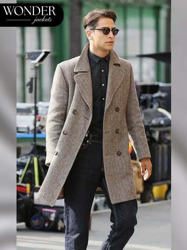 Snatch Albert Hill Wool Coat