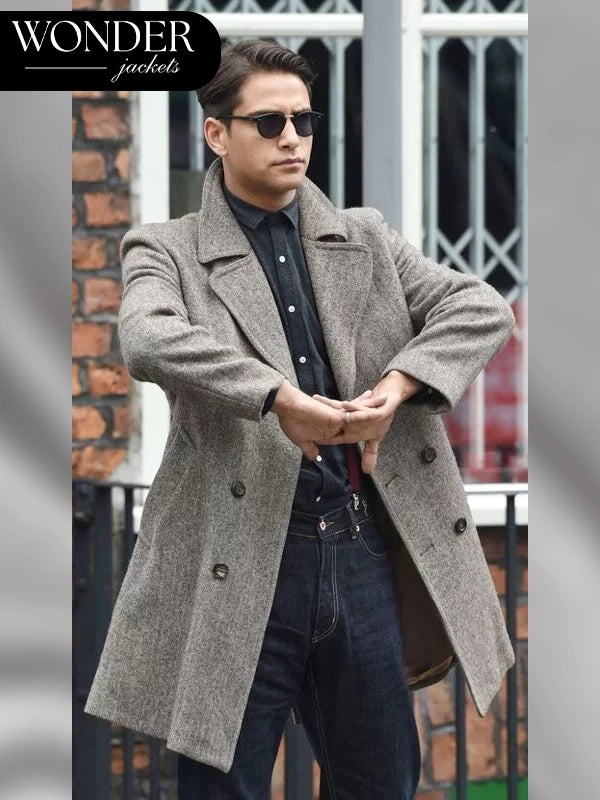 Snatch Luke Pasqualino Wool Coat