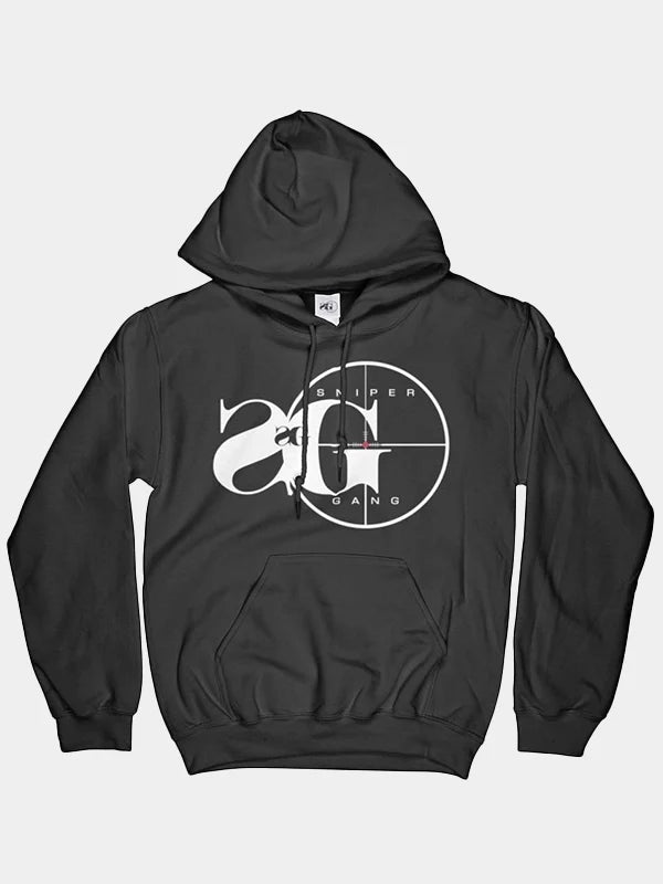 Sniper Gang Hoodie Black