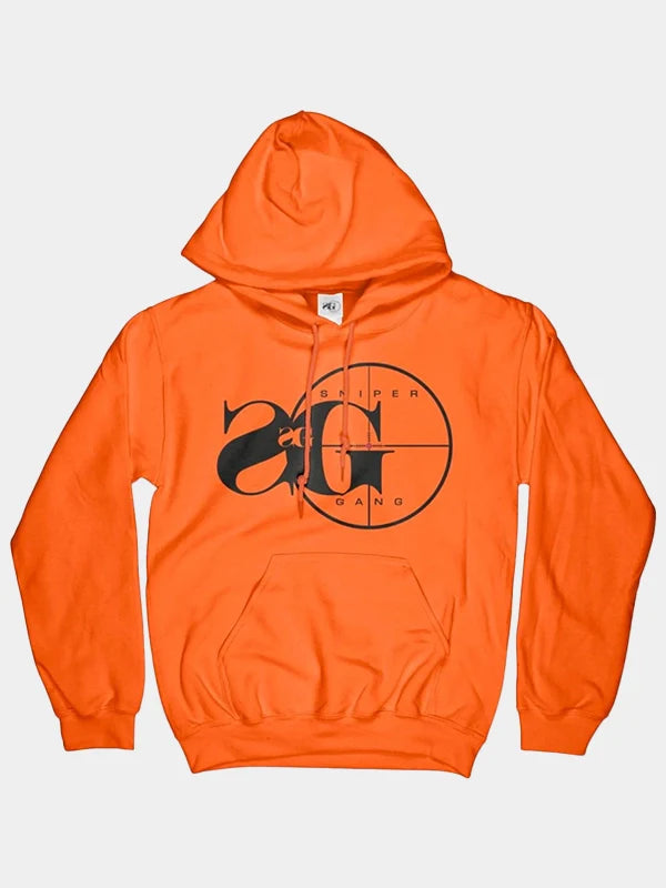 Sniper Gang Hoodie Orange