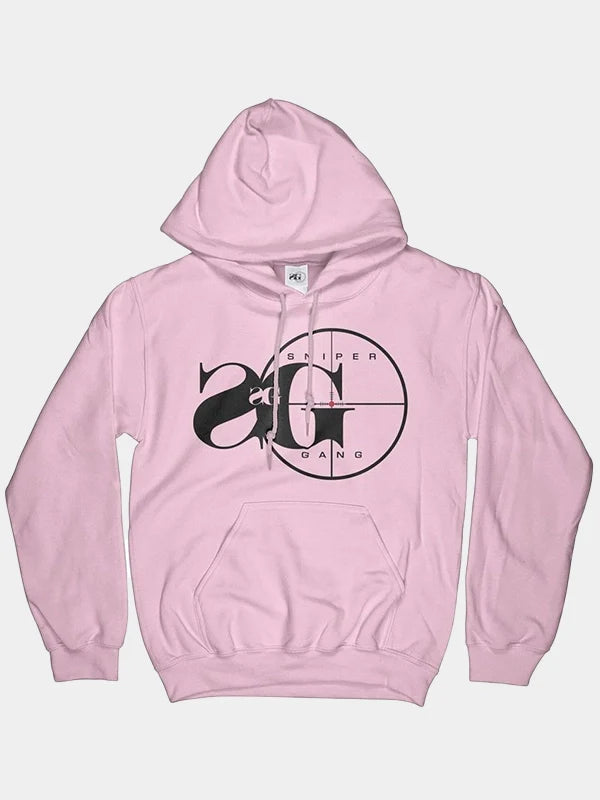 Sniper Gang Hoodie Pink