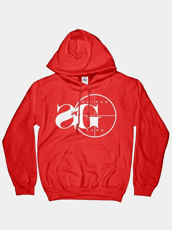 Sniper Gang Hoodie Red