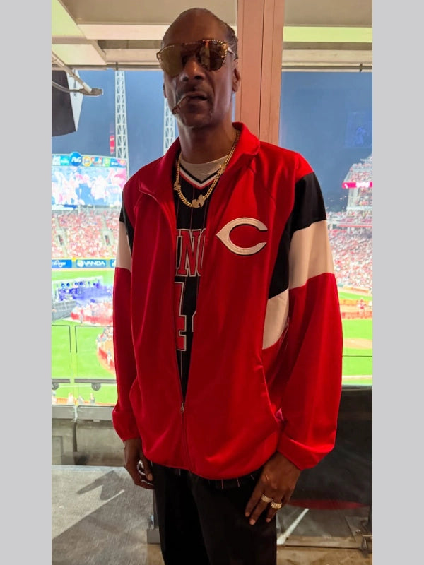 Snoop Dogg Cincinnati Reds Track Jacket