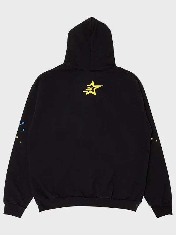 Sp5der Black Hoodie