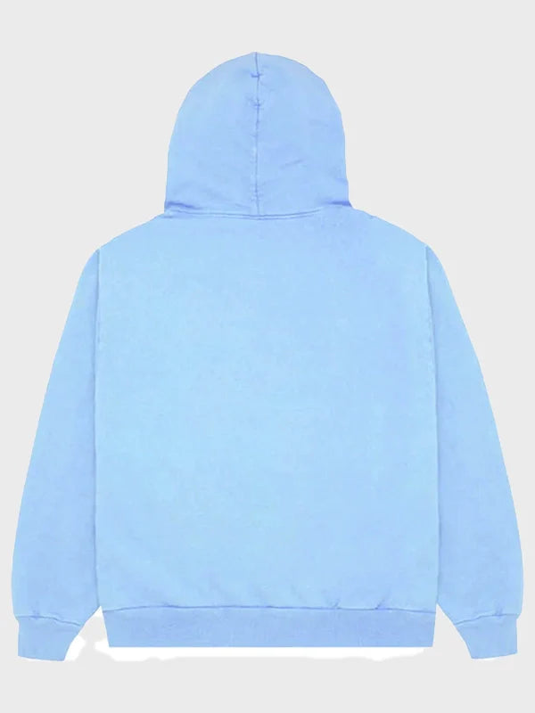 Sp5der Sky Blue Hoodie