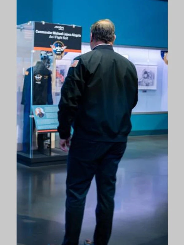 Space Force NASA Blue Bomber Jacket