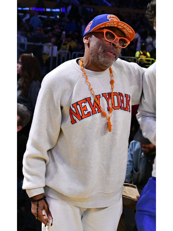 Spike Lee New York Knicks Sweatshirt Grey