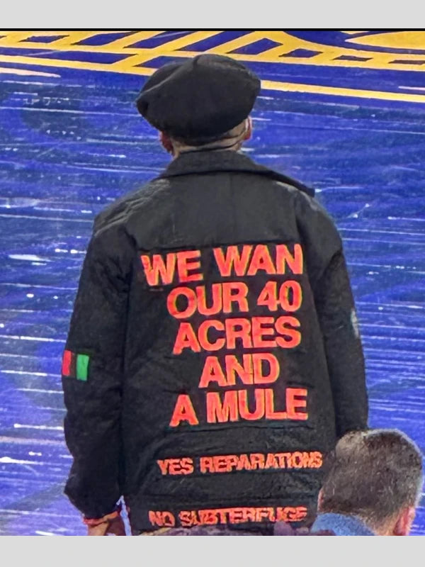 Spike Lee Reparations Jacket Black