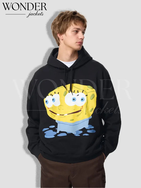 SpongeBob SquarePants x Cactus Plant Flea Market Black Hoodie