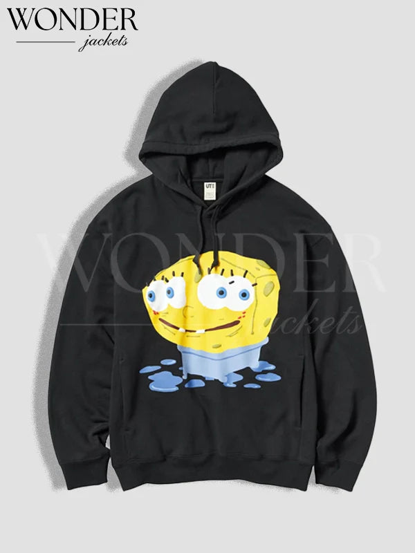 SpongeBob x Cactus Plant Flea Market Black Hoodie