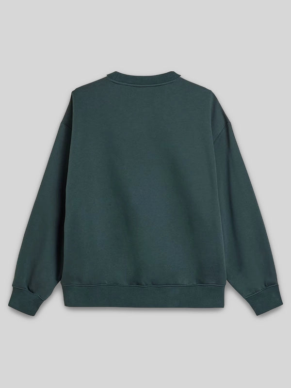 Sporty and Rich x Adidas Green Sweatshirt