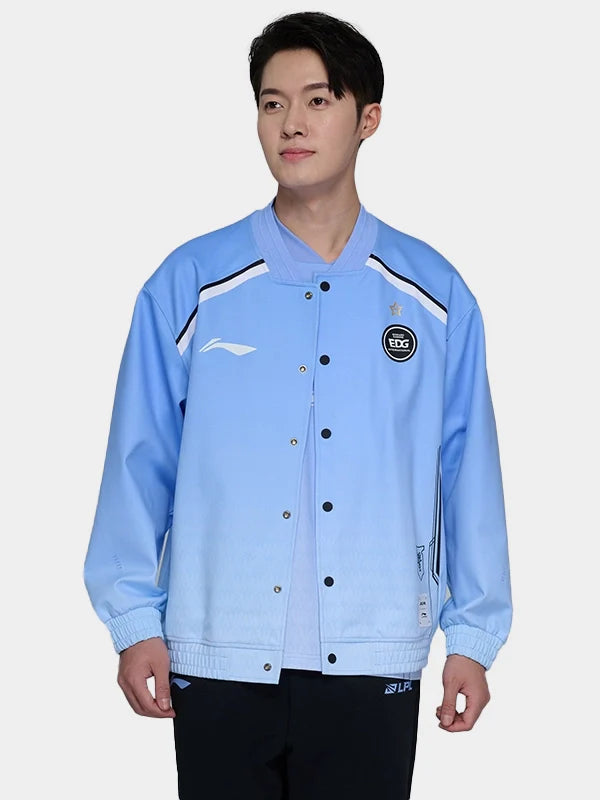 Spring EDG Blue Coat Jacket Li ning X LOL LPL